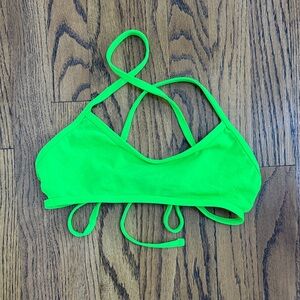 Jolyn Neon Green Bikini Top